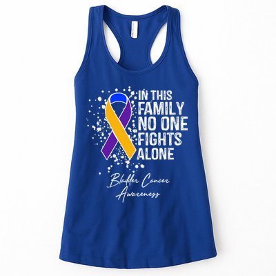 Bladder Cancer Awareness In This Family No One Fights Alone Great Gift Womens Tank Top