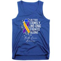 Bladder Cancer Awareness In This Family No One Fights Alone Great Gift Tank Top