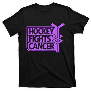 Breast Cancer Awareness Pink hockey stick T-Shirt