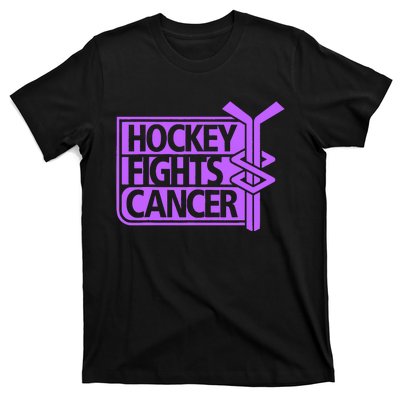 Breast Cancer Awareness Pink hockey stick T-Shirt