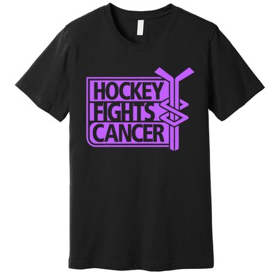 Breast Cancer Awareness Pink hockey stick Premium T-Shirt