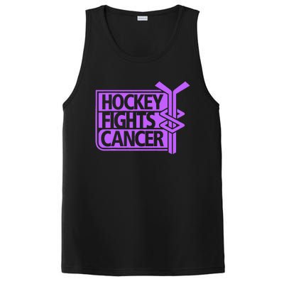 Breast Cancer Awareness Pink hockey stick PosiCharge Competitor Tank