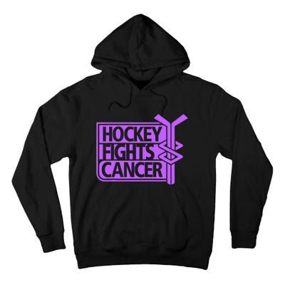 Breast Cancer Awareness Pink hockey stick Tall Hoodie