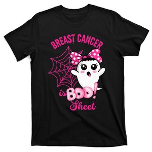 Breast Cancer Awareness Conquering The Boo Sheet Cancer T-Shirt