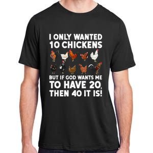 Best Chicken Art For Poultry Themed Chicken Adult ChromaSoft Performance T-Shirt