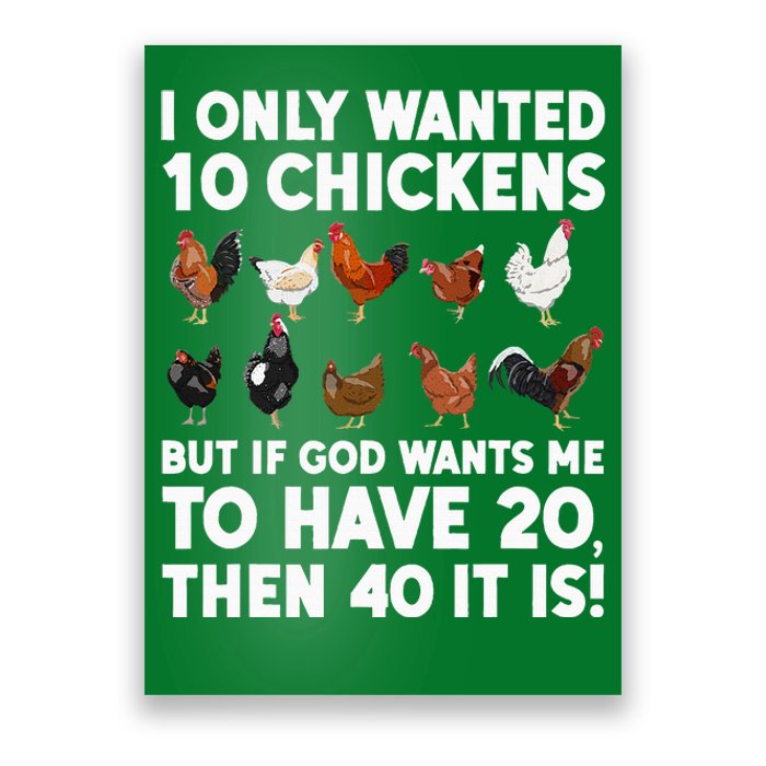 Best Chicken Art For Poultry Themed Chicken Poster