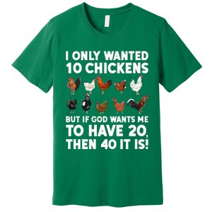 Best Chicken Art For Poultry Themed Chicken Premium T-Shirt