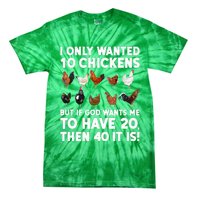 Best Chicken Art For Poultry Themed Chicken Tie-Dye T-Shirt