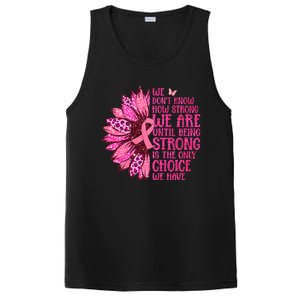 Breast Cancer Awareness Survivor In October We Wear Pink Sunflower PosiCharge Competitor Tank