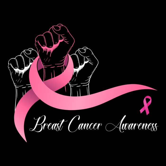 Breast Cancer Awareness Strong Fists Pink Ribbon Impact Tech Backpack