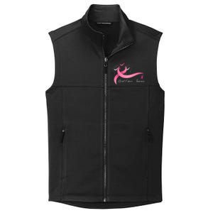 Breast Cancer Awareness Strong Fists Pink Ribbon Collective Smooth Fleece Vest