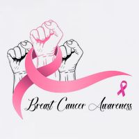 Breast Cancer Awareness Strong Fists Pink Ribbon Cooling Performance Crew T-Shirt