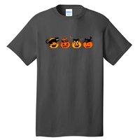 Black Cat And Pumpkin For Printing Cute Halloween Pumpkin Gift Tall T-Shirt