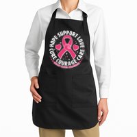 Breast Cancer Awareness Hope Support Love Cure Courage Care Apron