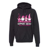 Breast Cancer Awareness Shirts For Gnomes Support Squad Premium Hoodie