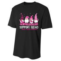 Breast Cancer Awareness Shirts For Gnomes Support Squad Performance Sprint T-Shirt