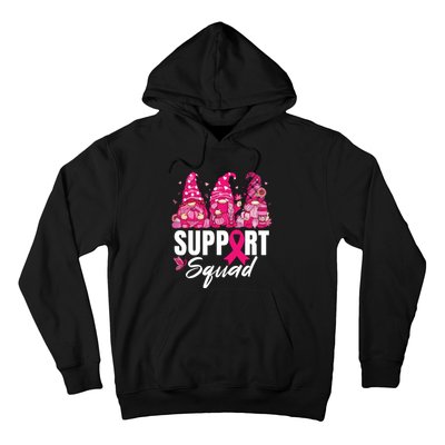 Breast Cancer Awareness Shirts For Gnomes Support Squad Hoodie