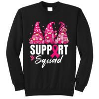 Breast Cancer Awareness Shirts For Gnomes Support Squad Sweatshirt