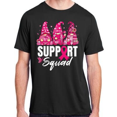 Breast Cancer Awareness Shirts For Gnomes Support Squad Adult ChromaSoft Performance T-Shirt