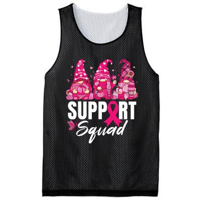 Breast Cancer Awareness Shirts For Gnomes Support Squad Mesh Reversible Basketball Jersey Tank