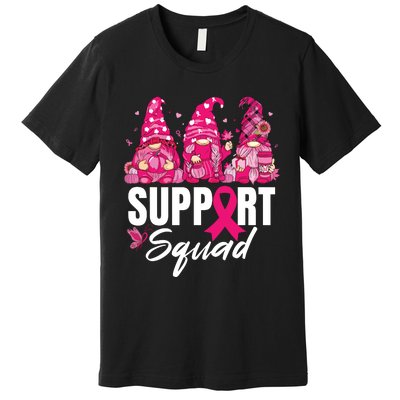 Breast Cancer Awareness Shirts For Gnomes Support Squad Premium T-Shirt