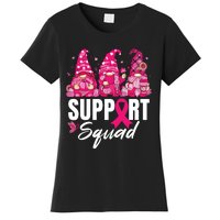 Breast Cancer Awareness Shirts For Gnomes Support Squad Women's T-Shirt