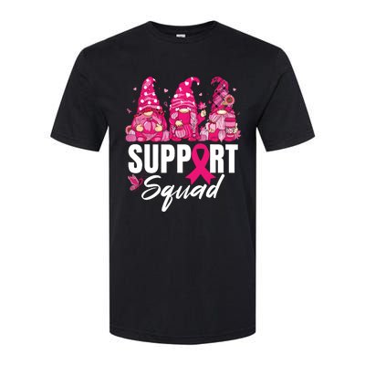 Breast Cancer Awareness Shirts For Gnomes Support Squad Softstyle CVC T-Shirt