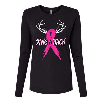 Breast Cancer Awareness Outfit Save A Rack Womens Cotton Relaxed Long Sleeve T-Shirt