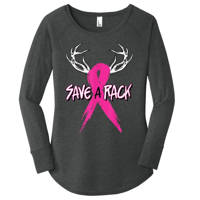 Breast Cancer Awareness Outfit Save A Rack Women's Perfect Tri Tunic Long Sleeve Shirt