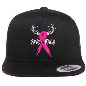 Breast Cancer Awareness Outfit Save A Rack Flat Bill Trucker Hat