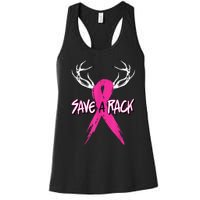 Breast Cancer Awareness Outfit Save A Rack Women's Racerback Tank