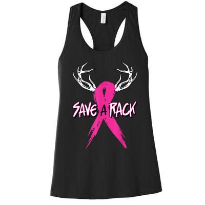 Breast Cancer Awareness Outfit Save A Rack Women's Racerback Tank