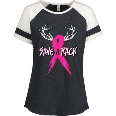 Breast Cancer Awareness Outfit Save A Rack Enza Ladies Jersey Colorblock Tee