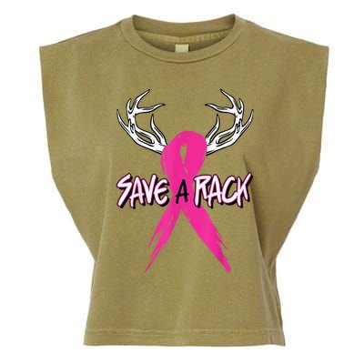 Breast Cancer Awareness Outfit Save A Rack Garment-Dyed Women's Muscle Tee