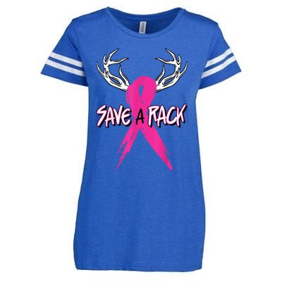 Breast Cancer Awareness Outfit Save A Rack Enza Ladies Jersey Football T-Shirt