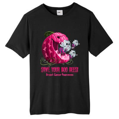 Breast Cancer Awareness Boos Pumpkin Save Your Boo Bees Gift Tall Fusion ChromaSoft Performance T-Shirt