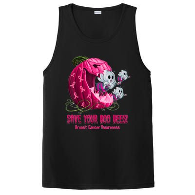 Breast Cancer Awareness Boos Pumpkin Save Your Boo Bees Gift PosiCharge Competitor Tank