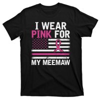 Breast Cancer Awareness Month Cute I Wear Pink For My Meemaw T-Shirt