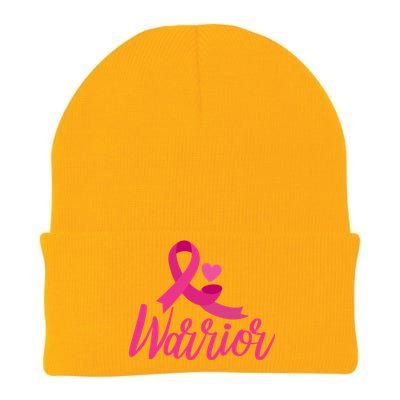 Breast Cancer Awareness Gift Breast Cancer Warrior Gift Knit Cap Winter Beanie