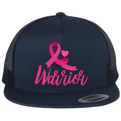 Breast Cancer Awareness Gift Breast Cancer Warrior Gift Flat Bill Trucker Hat