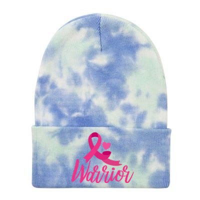 Breast Cancer Awareness Gift Breast Cancer Warrior Gift Tie Dye 12in Knit Beanie