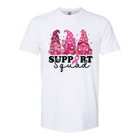 Breast Cancer Awareness For Gnomes Support Squad Softstyle CVC T-Shirt