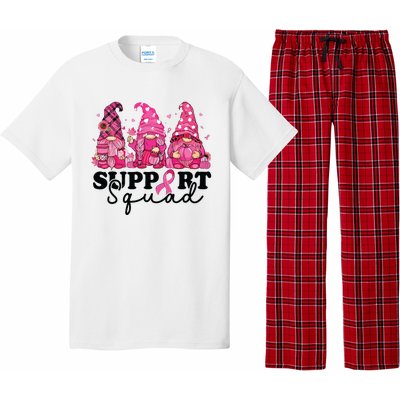 Breast Cancer Awareness For Gnomes Support Squad Pajama Set