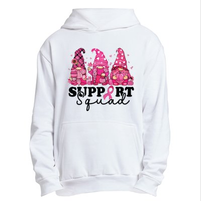 Breast Cancer Awareness For Gnomes Support Squad Urban Pullover Hoodie