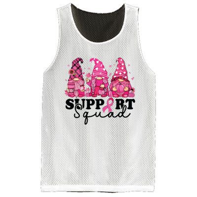 Breast Cancer Awareness For Gnomes Support Squad Mesh Reversible Basketball Jersey Tank