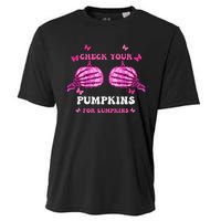 Breast Cancer Awareness Boos Pumpkin Save Your Boo Bees Cooling Performance Crew T-Shirt