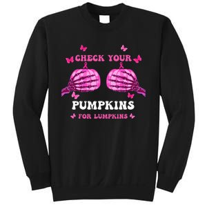 Breast Cancer Awareness Boos Pumpkin Save Your Boo Bees Sweatshirt