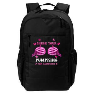 Breast Cancer Awareness Boos Pumpkin Save Your Boo Bees Daily Commute Backpack