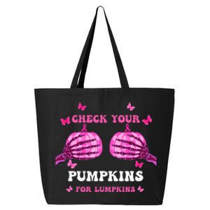 Breast Cancer Awareness Boos Pumpkin Save Your Boo Bees 25L Jumbo Tote