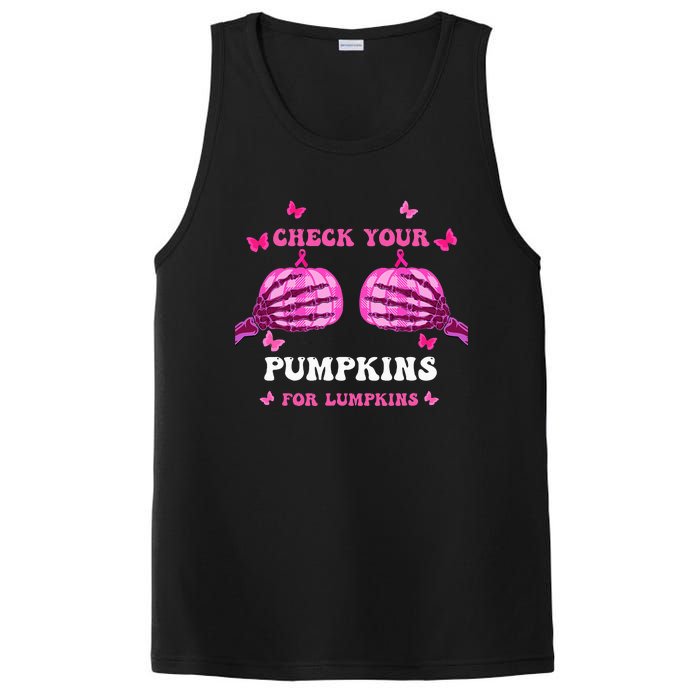 Breast Cancer Awareness Boos Pumpkin Save Your Boo Bees PosiCharge Competitor Tank